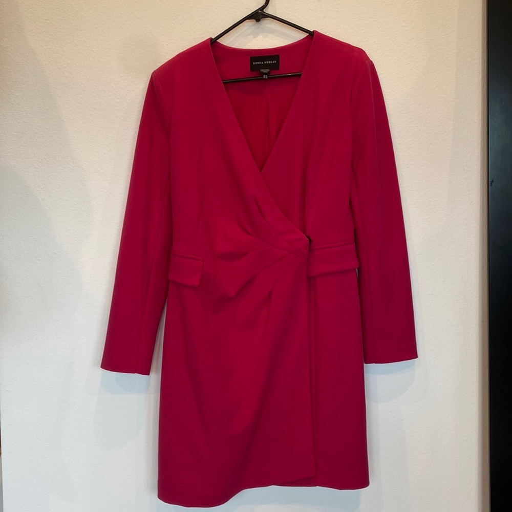 Donna Morgan Blazer Dress Hot Punk size 8